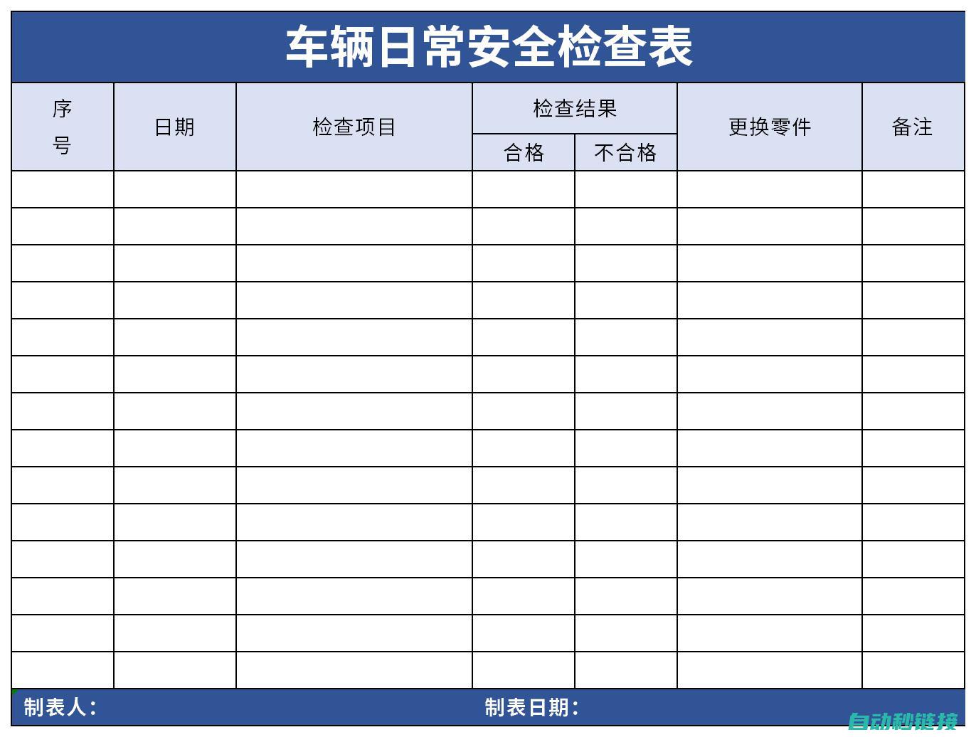 三、日常检查与维护步骤 (日常检查内容)